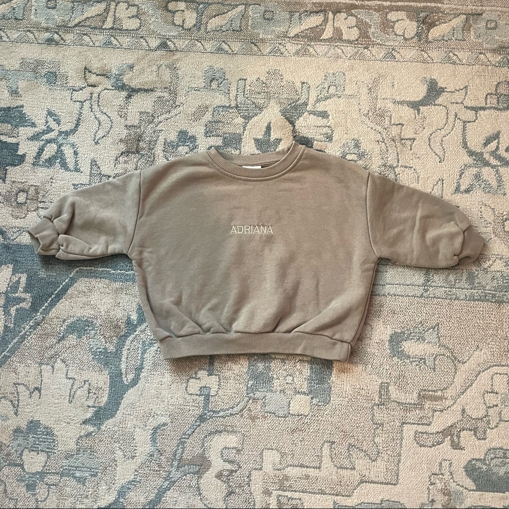 Adriana Embroidered Sweatshirt